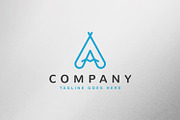 Letter A Tent Logo, a Branding & Logo Template by C_Monica (Thumbnail 1 of 3)