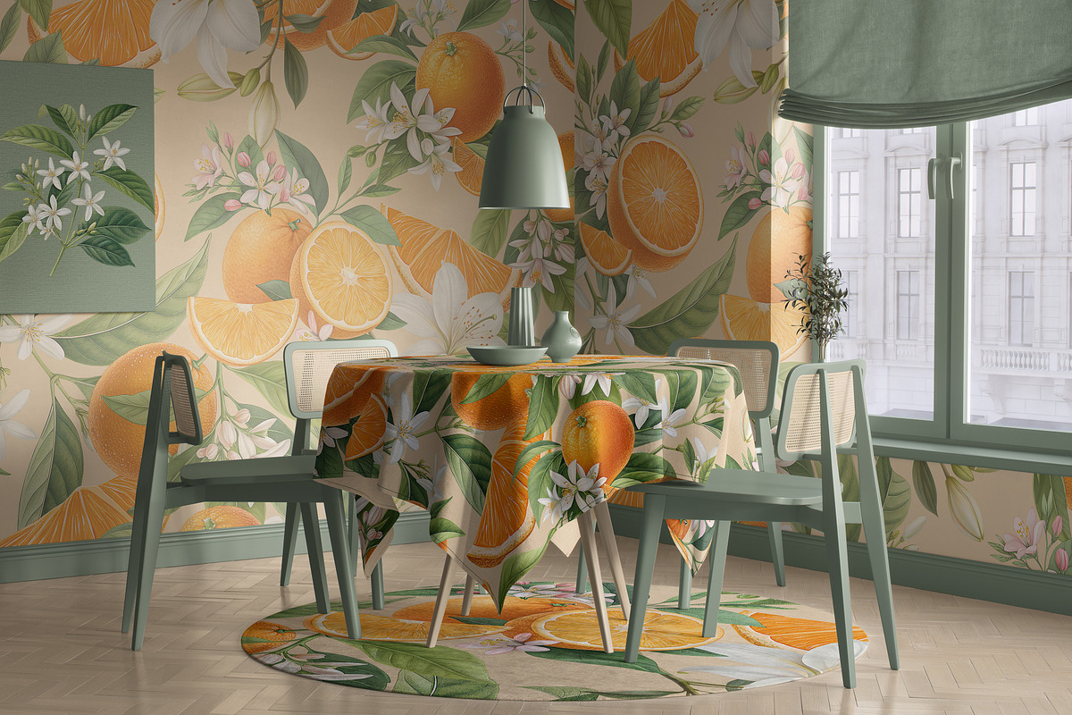 ORANGEDELIGHT Seamless Pattern Print, a Pattern Graphic by Fabrivo (Photo 3 of 10)