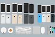 Flat Hero Header Creation Kit, an Object Graphic by Medialoot (Thumbnail 5 of 5)