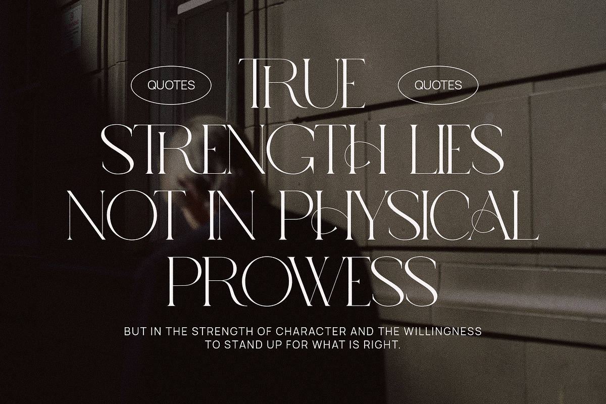 Herqin Elegant Ligature Serif Font, a Serif Font by Perfectype (Photo 2 of 6)