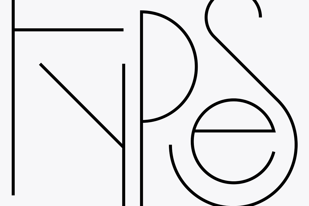 Srg Linear - Geometric typeface preview 5