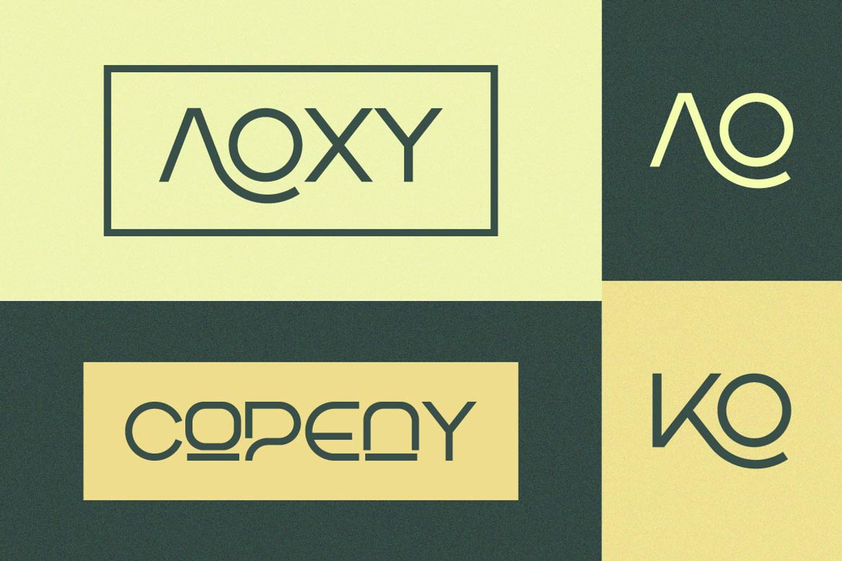 Korca – Fashion Geometric Font, a Sans Serif Font by Artiveko (Photo 8 of 10)