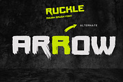RUCKLE - Rough Brush Font, a Font by Gassstype (Thumbnail 7 of 8)