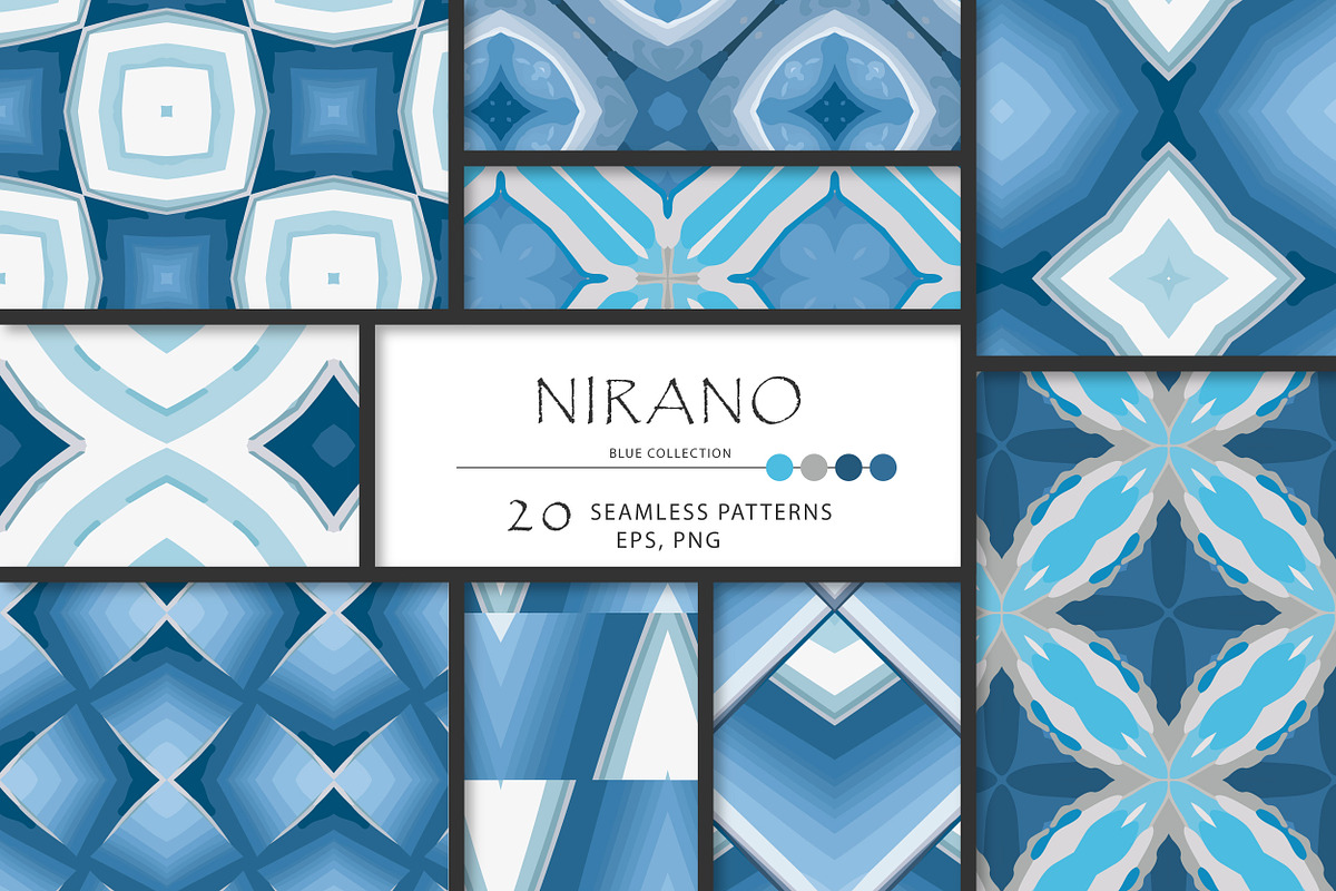NIRANO geometric seamless patterns., a Pattern Graphic by Peolla (Photo 1 of 10)
