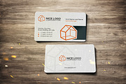 3d house business card, a Business Card Template by Indigo Graphic Shop (Thumbnail 2 of 4)