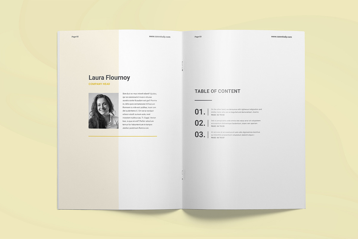 Canva Case Study Template