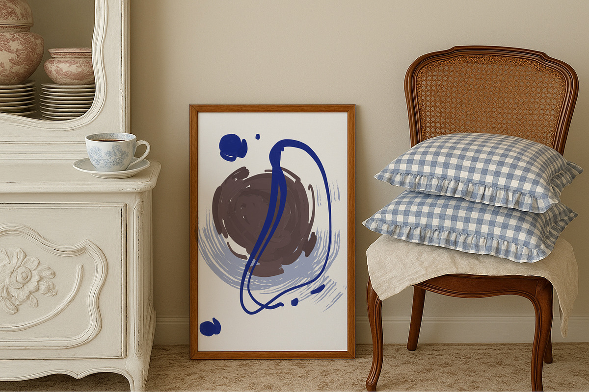 Minimalist abstract posters gallery, a Background Graphic by Yuliia Lashevska (Photo 2 of 9)