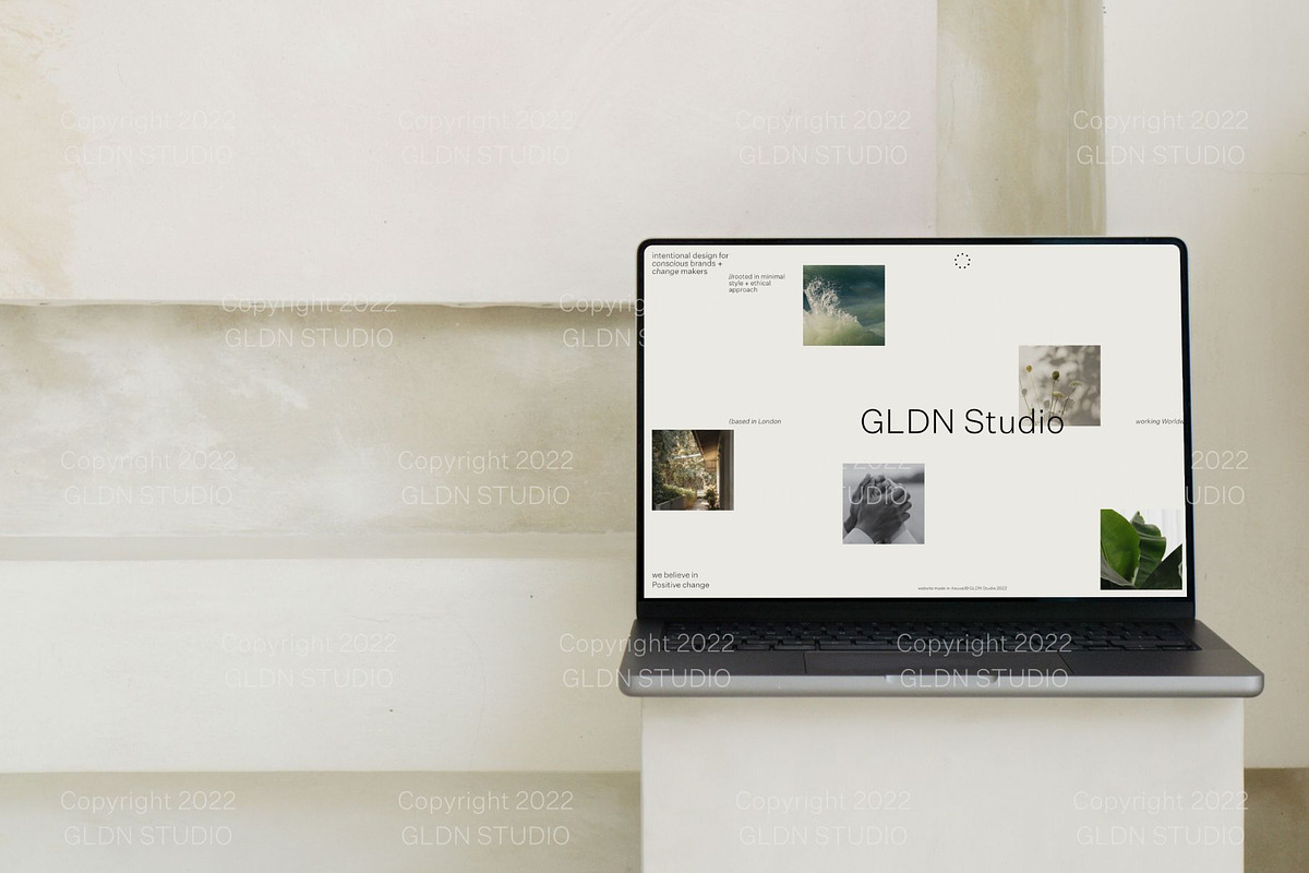 Suta Laptop Mockup – 1, a Mac Mockup by GLDN Studio (Photo 1 of 3)