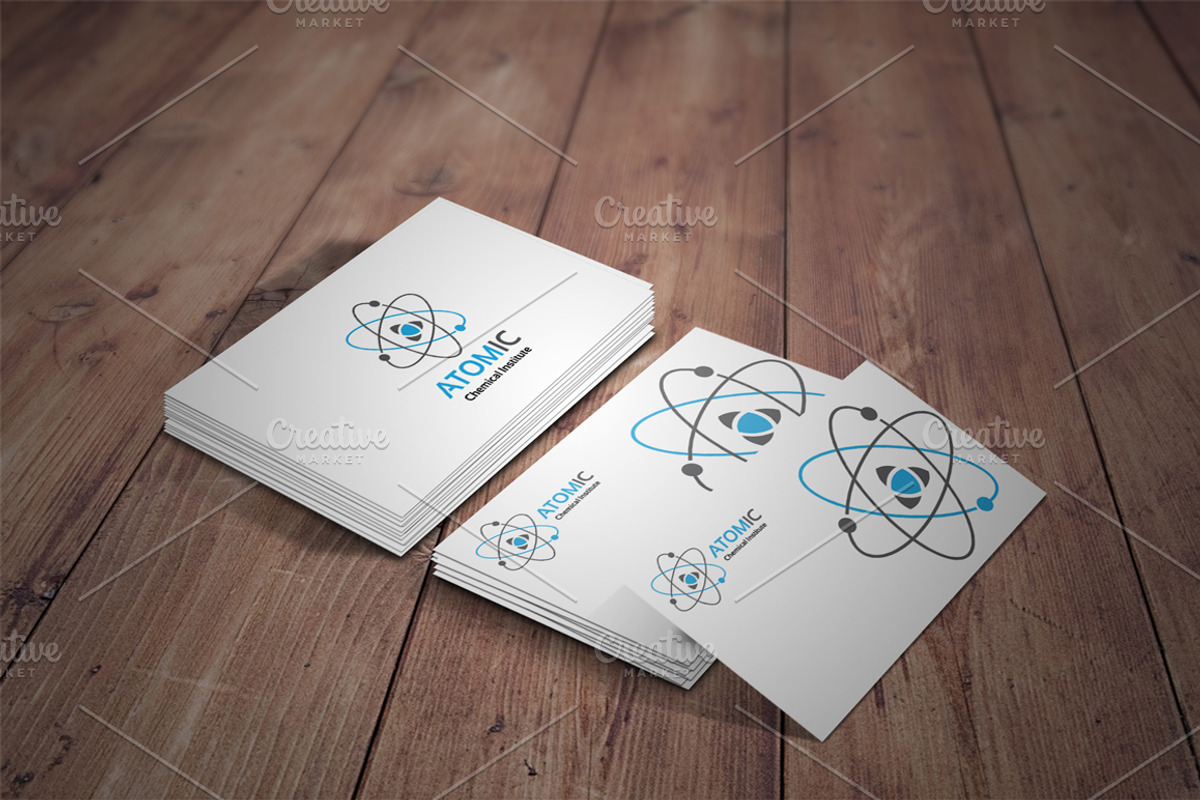 Atomic / Lab - Logo Template, a Branding & Logo Template by Artha Desain (Photo 4 of 6)