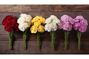 wooden carnation bouquet ai, a Background Photo by pikepicture