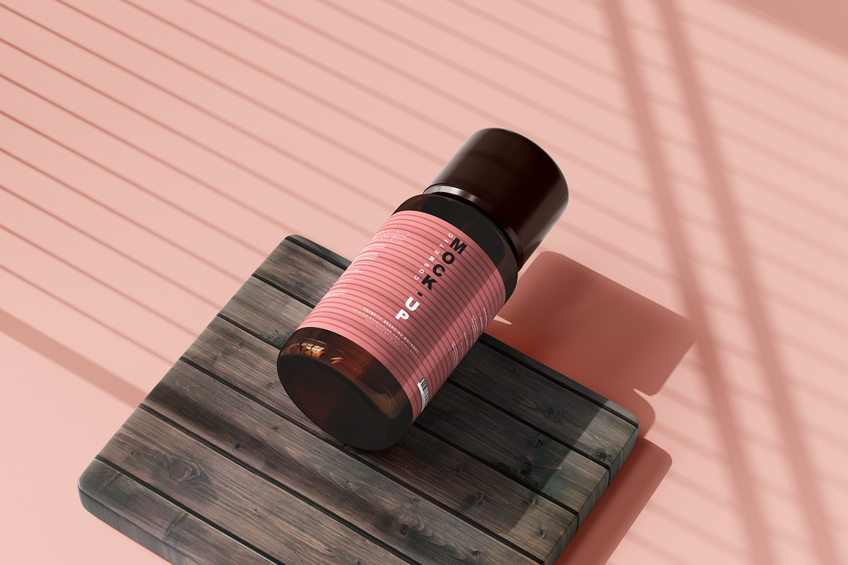250+ Cosmetic Branding Mockup Bundle, a Cups & Container Mockup by pmvch (Photo 159 of 273)