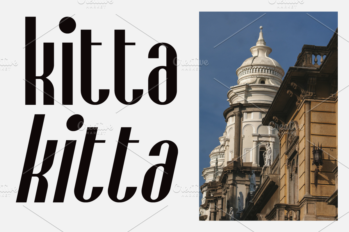 Kilabara Condensed Sans Serif, a Sans Serif Font by Artiveko (Photo 2 of 10)