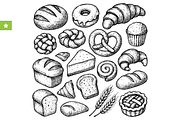 Vintage Bakery illustration, an Object Graphic by RT Studio (Thumbnail 1 of 5)