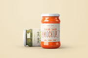 Jam Jar Mockup Set | Label Design, a Cups & Container Mockup by Deeplab (Thumbnail 5 of 15)