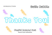 Cutie Bubble, a Slab Serif Font by Wow Magic (Thumbnail 3 of 3)