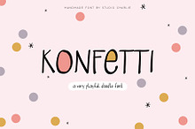 Konfetti - A Playful Doodle Font