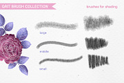 Grit Brushes for Procreate, a Brush Add-On by Gray Cat Graphics (Thumbnail 4 of 7)