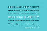 Handed Font Pack: 6 typefaces, a Font by Ekloff (Thumbnail 4 of 5)