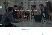 Modern AI & Tech Agency Website, a Bootstrap Template by Themeplaza (Thumbnail 1 of 3)