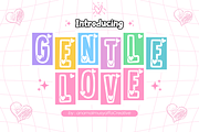 Gentle Love - Display Font, a Font by KiddoGlyphs Studio (Thumbnail 1 of 5)