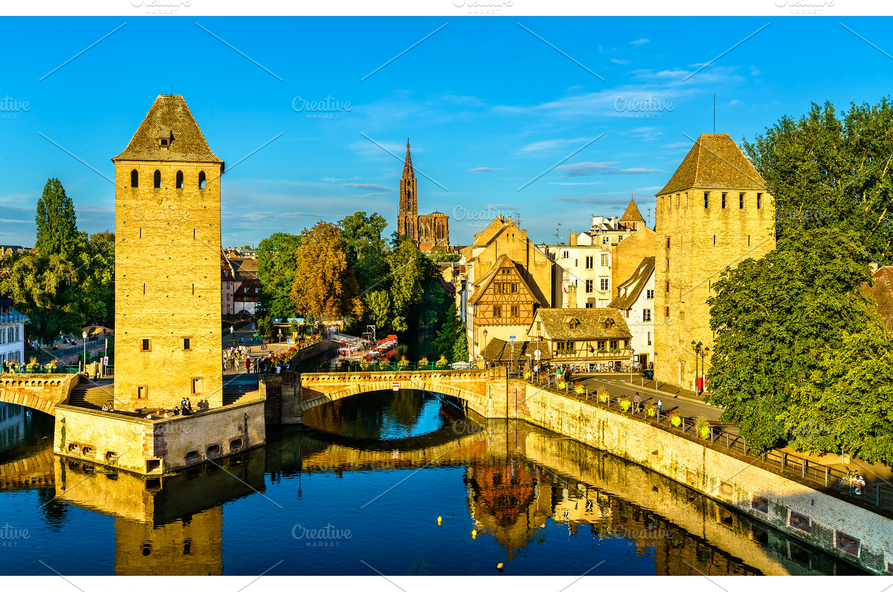 Towers and Strasbourg Cathedral in, an Architecture Photo by Leonid Andronov