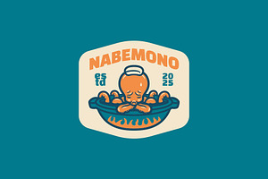 Nabemono Logo Template, a Branding & Logo Template by Kreasi Malam