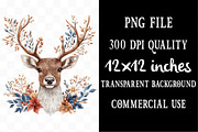 Christmas Toile Clipart, an Illustration by Designking (Thumbnail 4 of 5)