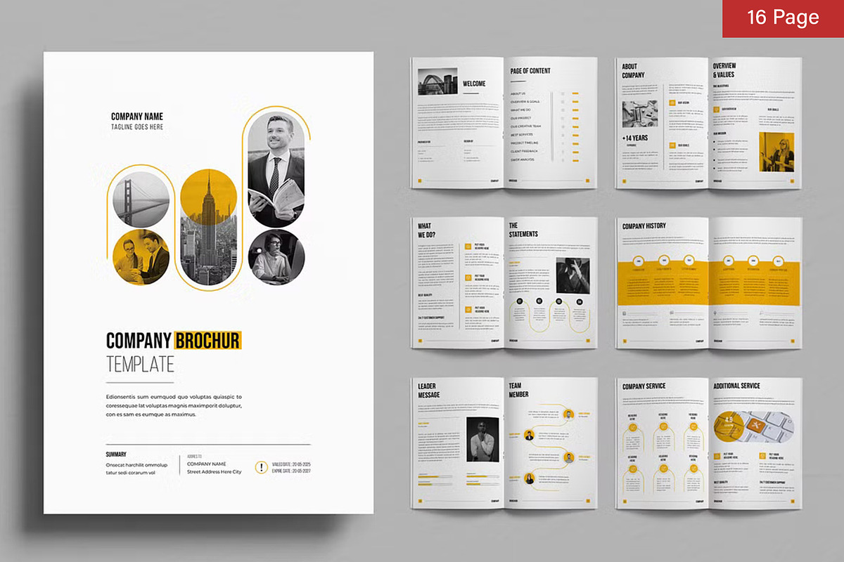 Company Profile Bundle, a Brochure Template by ContestDesign (Photo 6 of 24)