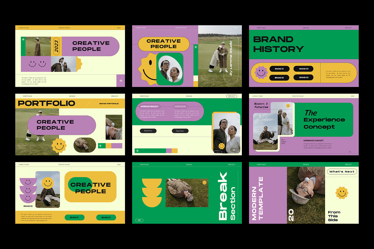 Golf Concept - Keynote Template, a Presentation Template by Meliora Studio (Photo 7 of 8)