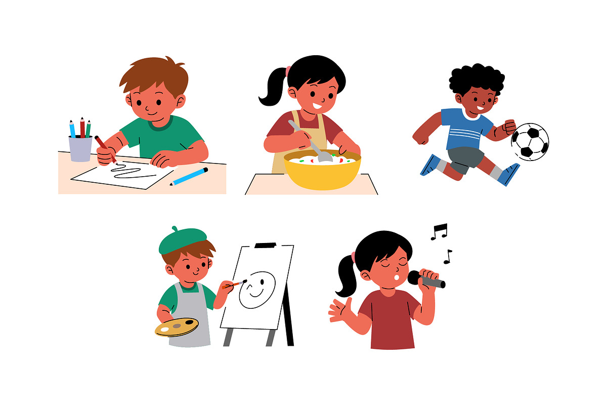 Kids Playground Activities Vol 1, a Person Illustration by SLAB! Design (Photo 2 of 3)