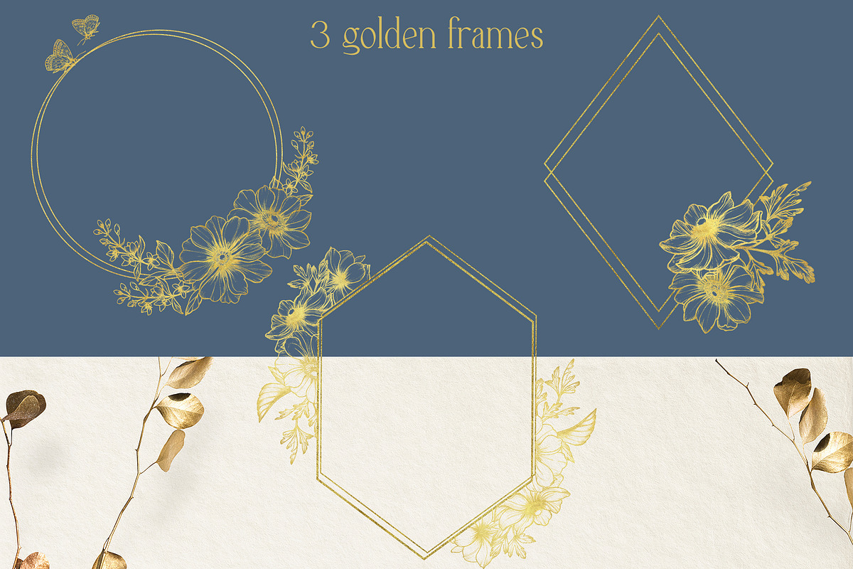 Anemones. Pencil and gold collection, a Decorative Illustration by DamriNa art (Photo 7 of 10)