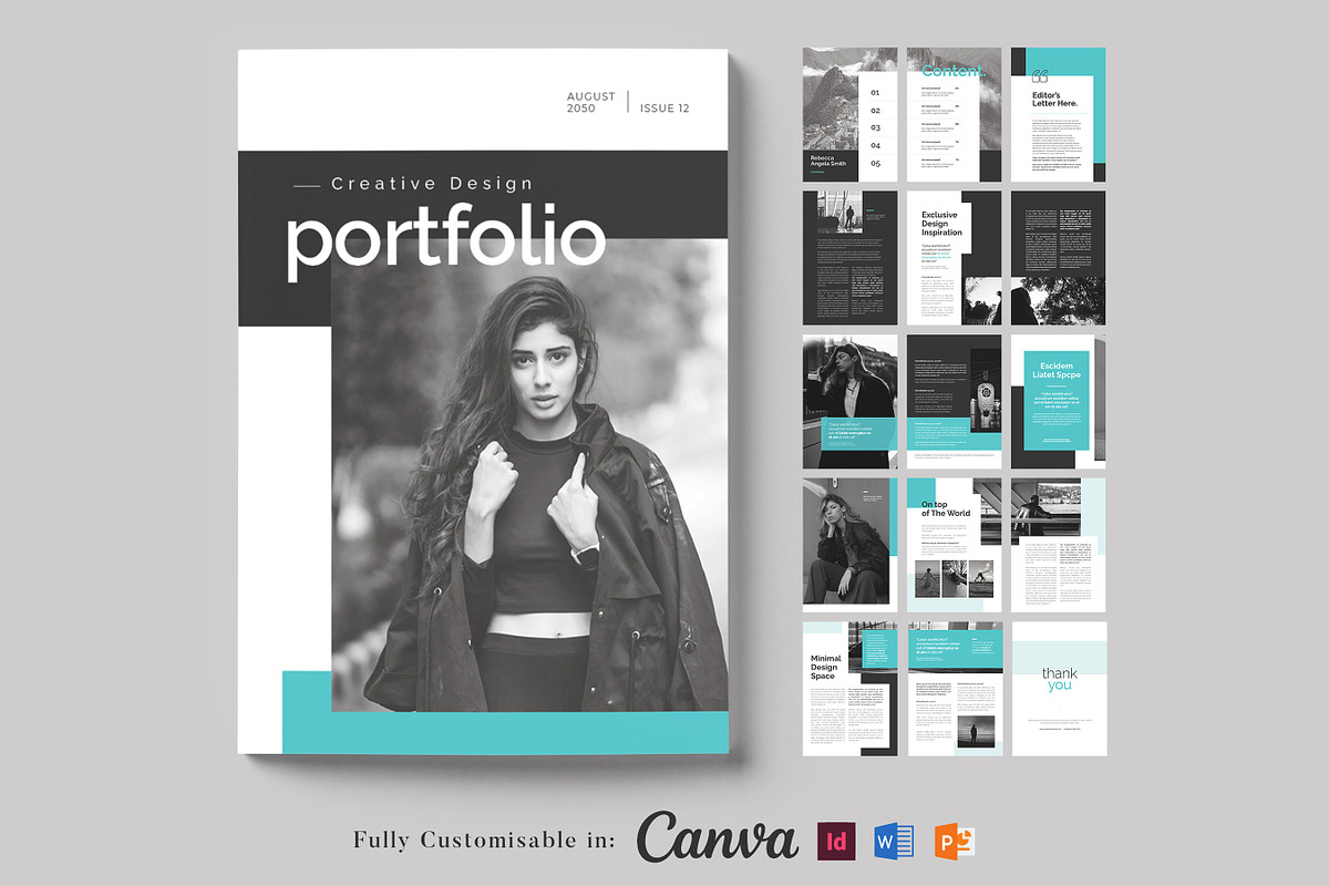 Company Portfolio Template | Canva, a Brochure Template by DesVert (Photo 1 of 6)