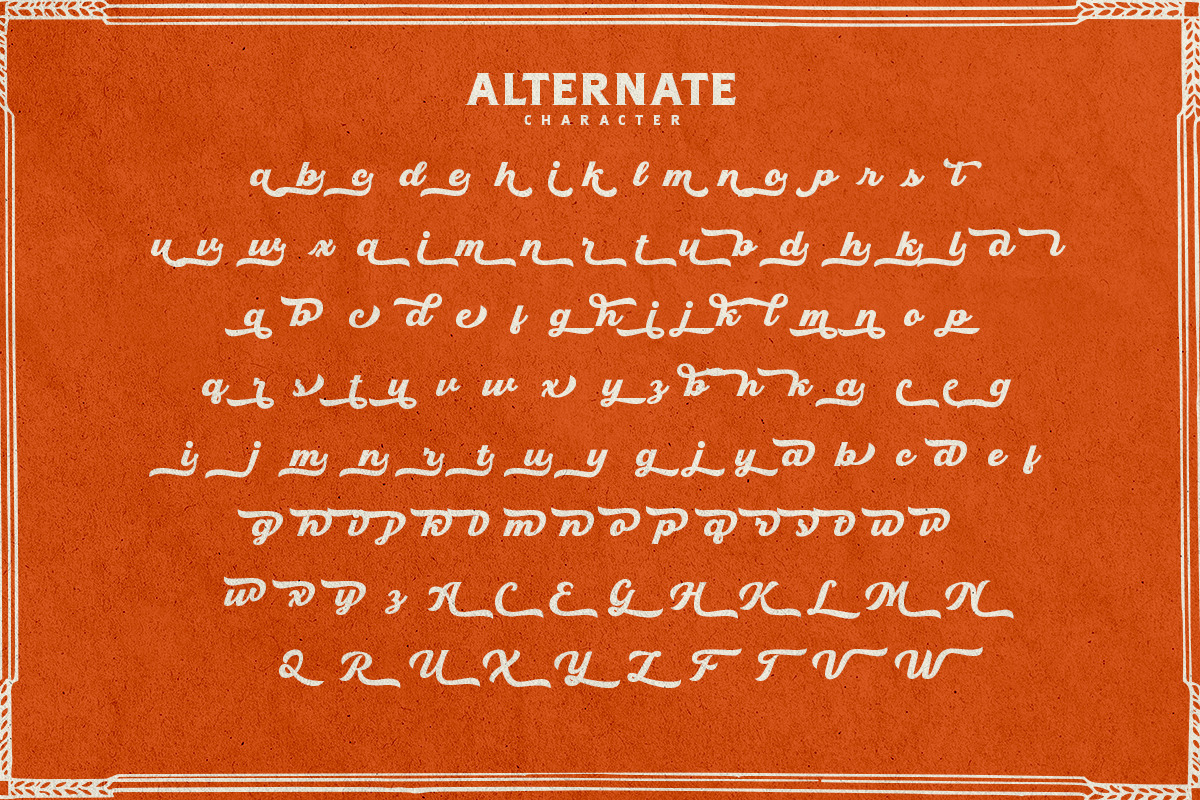 Bardens - Retro Font Duo, a Script Font by Bale Type (Photo 10 of 10)