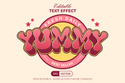 Retro Groovy Editable Text Effect, a Layer Style Add-On by Mockmenot (Thumbnail 1 of 3)