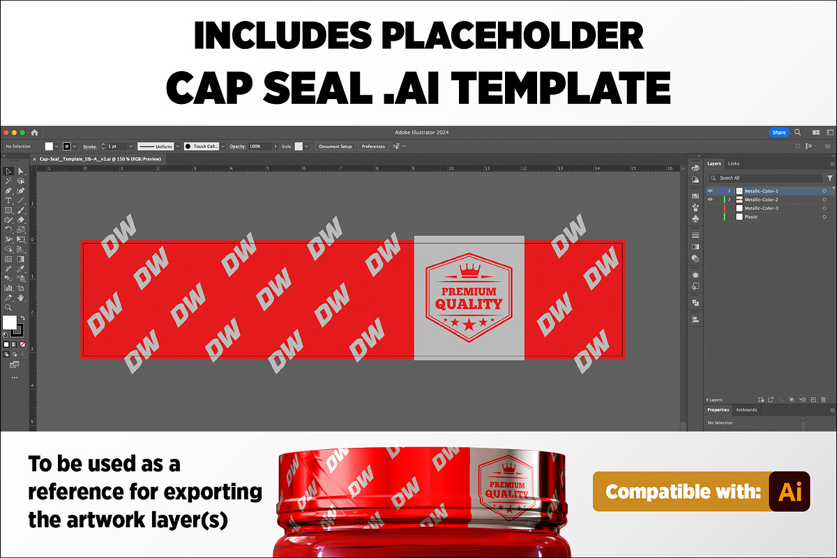 1lb Whey Protein Jar Mockup A2-Pro, a Packaging Mockup by Design Warlord (Photo 8 of 16)