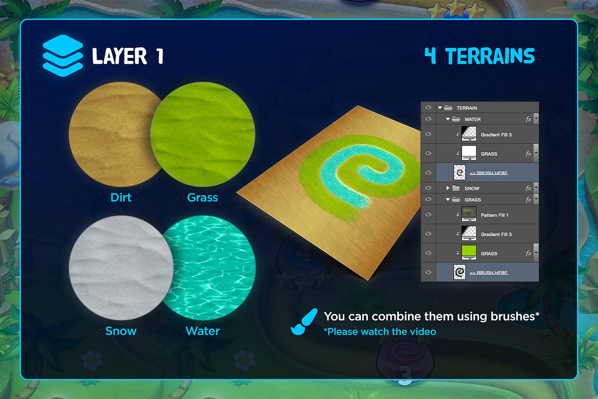 WIRAWIRI – Game Level Map Builder, an Action Add-On by Weirdsgn Store (Photo 3 of 11)