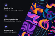 90 Fluid Gradient Backgrounds, a Duotone Icon by Brickclay (Thumbnail 3 of 6)
