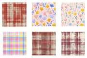 Plaid Seamless Pattern Bundle, a Pattern Graphic by CreationArt (Thumbnail 7 of 7)