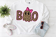 Leopard Ghost Boo Coquette Bow PNG, an Illustration by Craft Nest (Thumbnail 5 of 6)