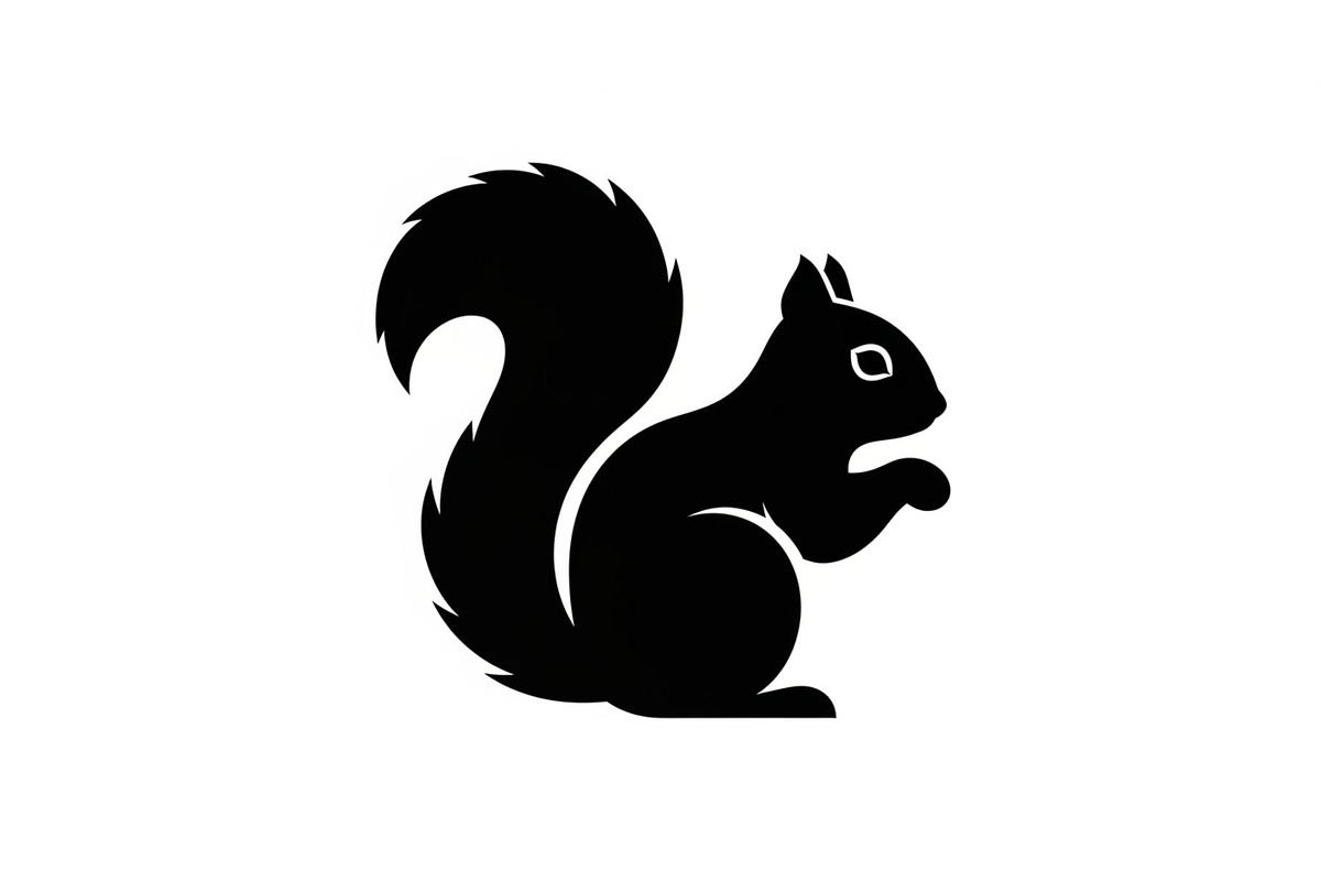 Squirrel Silhouette Vector Bundle, an Illustration by yasushie (Photo 30 of 48)