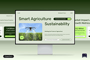 Smart Agriculture Pitch Deck, a Presentation Template by Claymoon Lab (Thumbnail 1 of 7)