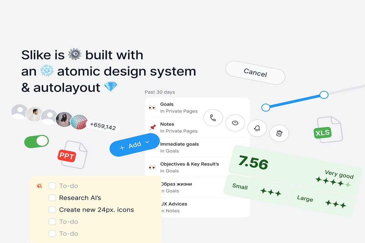 Slike Design System, an UI Kit Template by Creative Perspective (Photo 4 of 8)