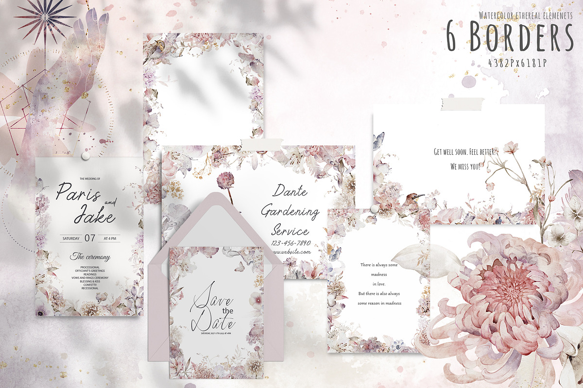Ethereal Watercolor Flowers, a Decorative Illustration by Damian Roh (Photo 10 of 19)