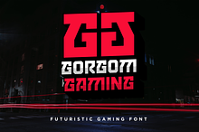 Gorgom – Futuristic Gaming Fonts