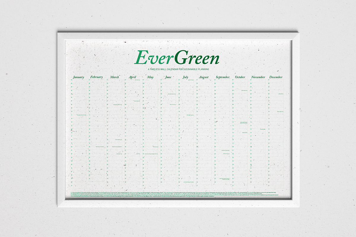 Undated Eco Calendar: Forest Haze preview 5