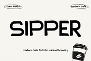 SIPPER, a Sans Serif Font by Pinisi ART (Thumbnail 1 of 10)