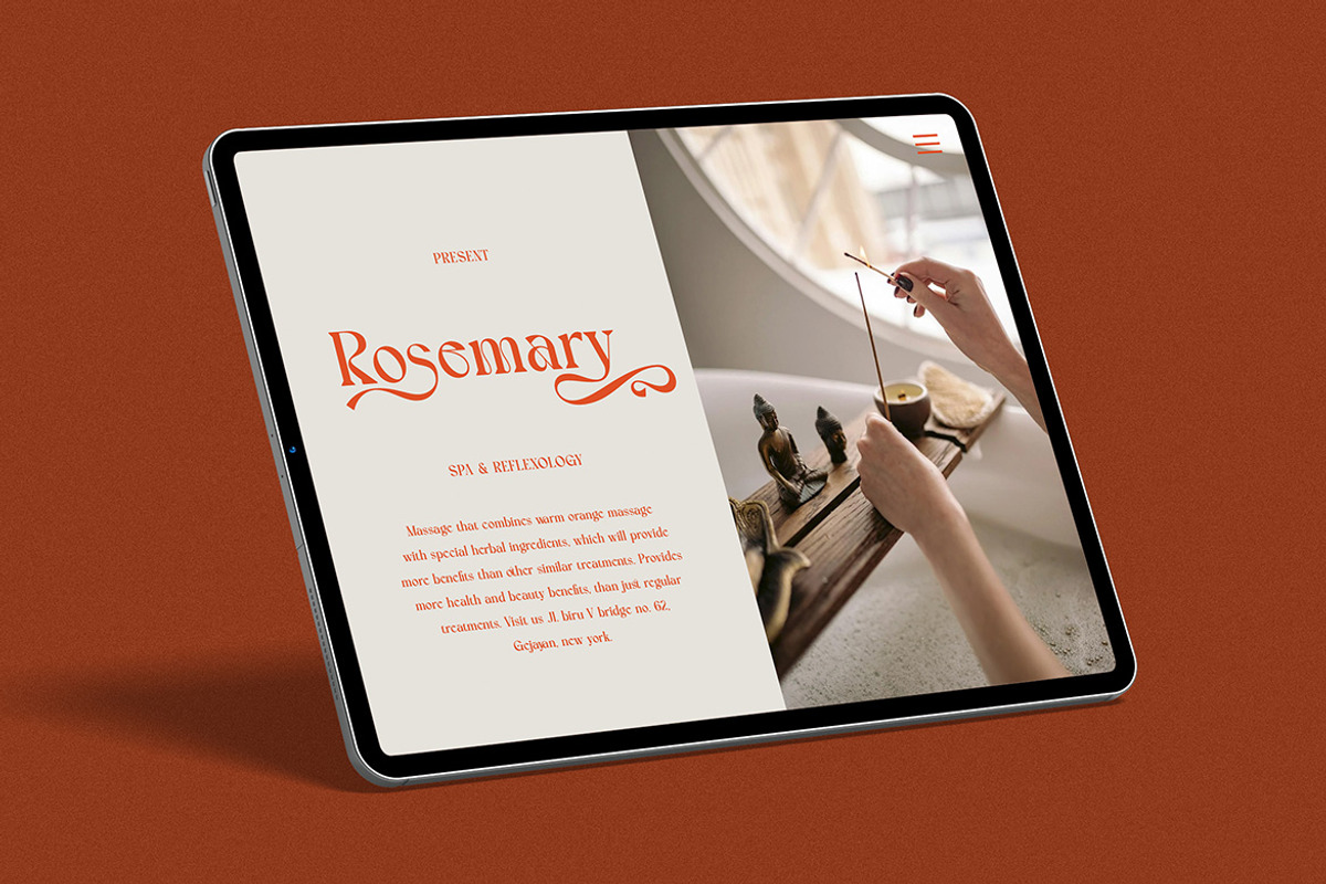 Sinderela Luxury Serif, a Serif Font by Cruzine (Photo 3 of 9)