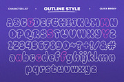 Quick Brisky - Bubble Graffiti Font, a Font by Typia Nesia (Thumbnail 10 of 13)