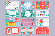 Merry Christmas Cover Templates, a Seasonal Illustration by alexdndz (Thumbnail 7 of 11)