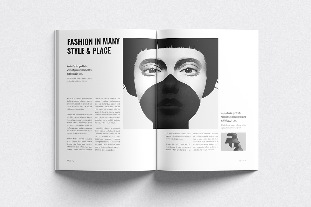Fashion Magazine Template preview 7